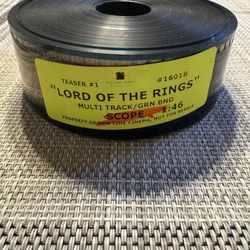 Original teaser, trailer, Lord of the rings, 2001