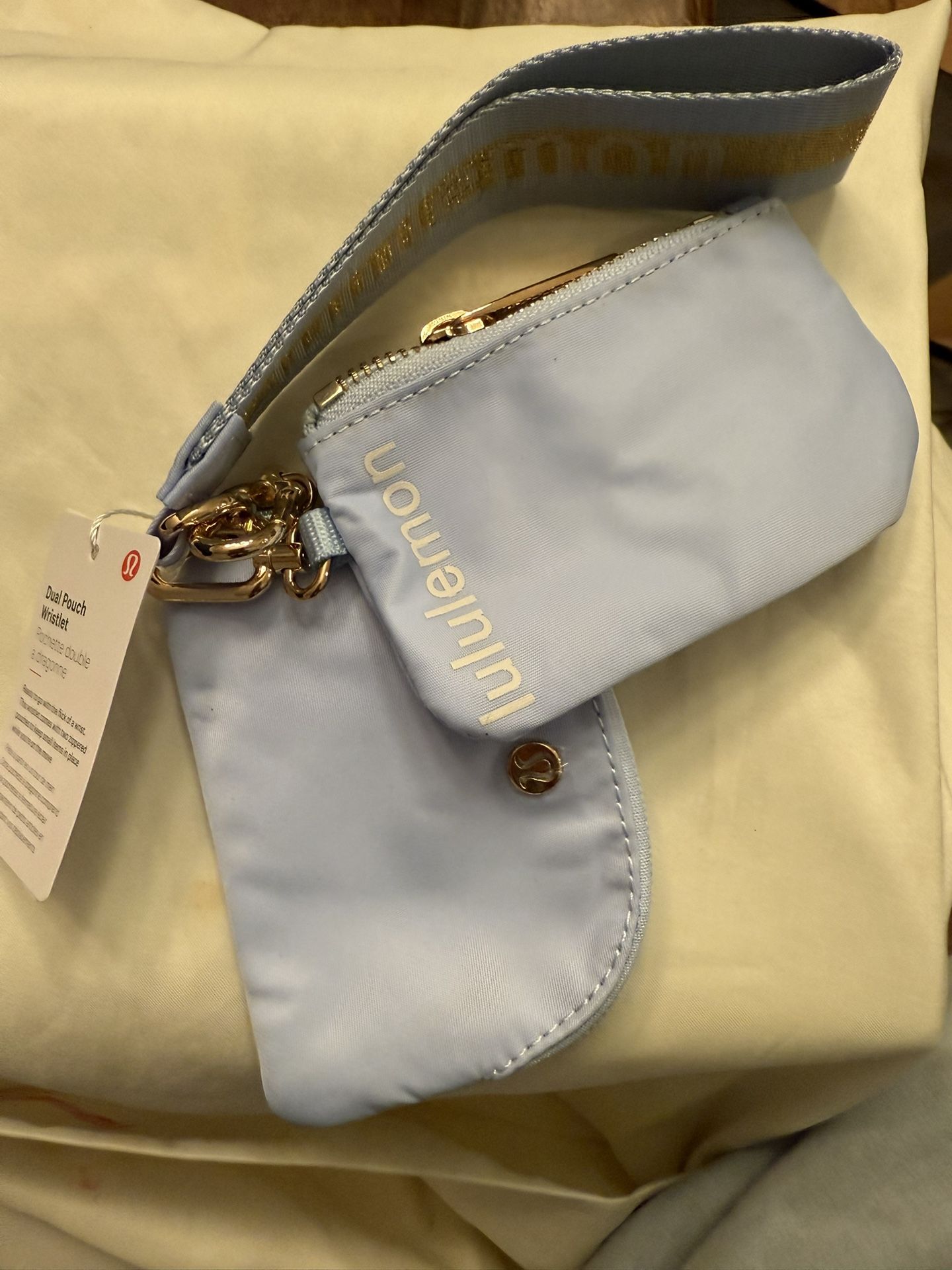 Lulu. Dual Pouch Wristlet