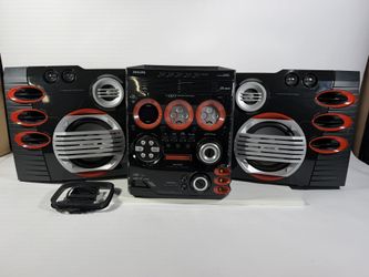 Philips FW-C577/37 Gameport Mini Hi-Fi System (BASS BOOST)- 5-CD Changer + Speakers - Excellent Working Condition