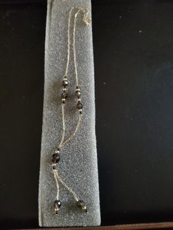 Smokey Quartz 14 Karat Gold Necklace
