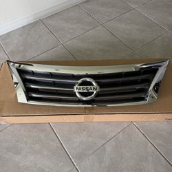 NEW Grille + Emblem for Nissan Altima 2013 through 2015