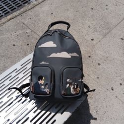 Dershutze Faces Backpack Vegan Leather $100