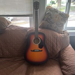 Guitarra Acústica Fender FA-125 Sunburst - Como nueva