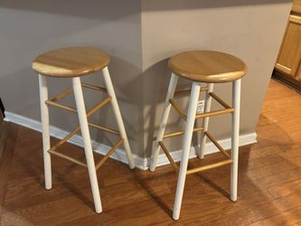 Pair of Wood Counter/Bar Stools