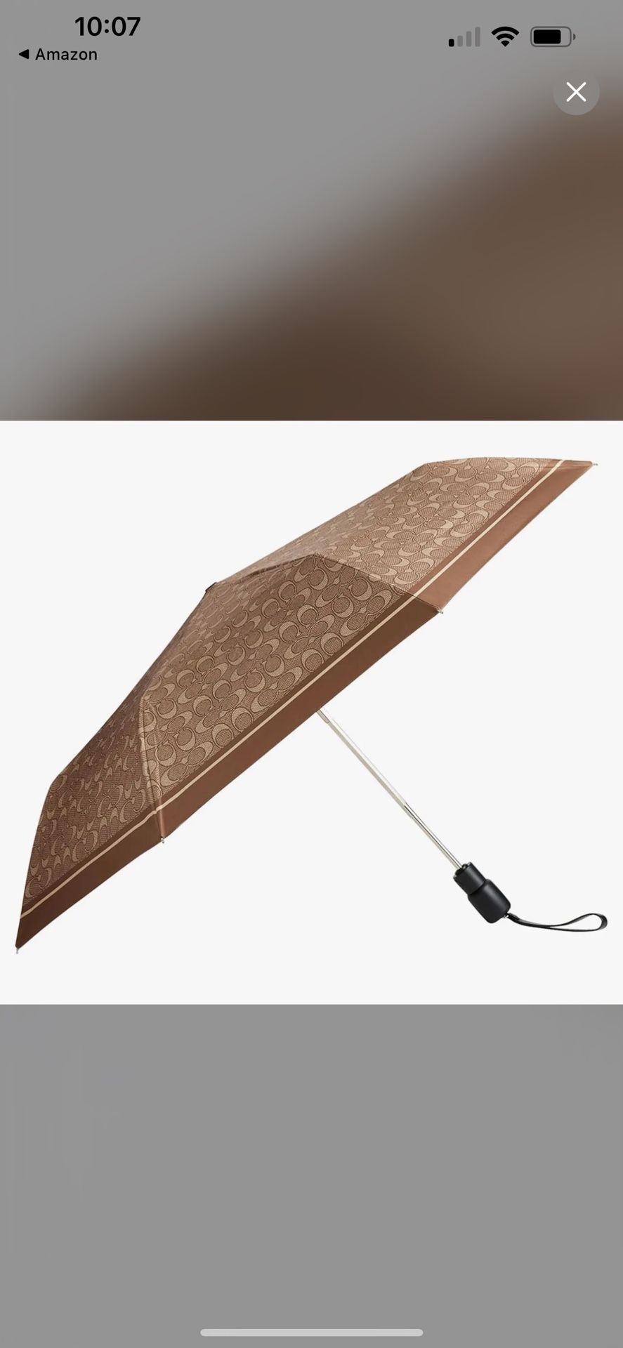 NWT Coach Umbrella