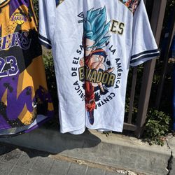   Jersey de Lakers LeBron James #23 – Estilo Urbano y Jersey de Dragon Ball Super x El Salvador