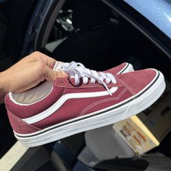 Burgundy Vans