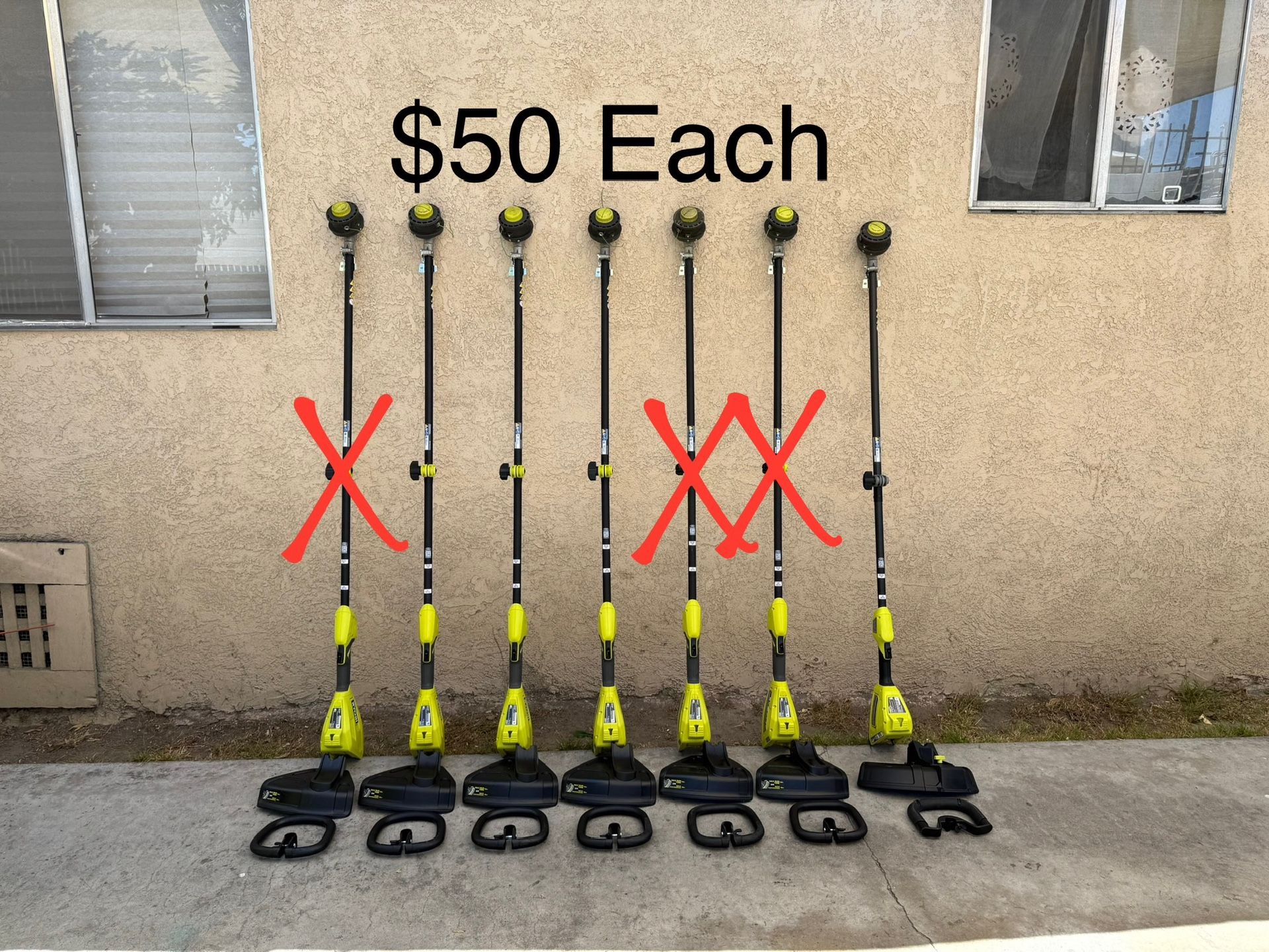 RYOBI 40V 15 in. Expand-It Cordless Battery Attachment Capable String Trimmers (Tool Only) **$50 Each**