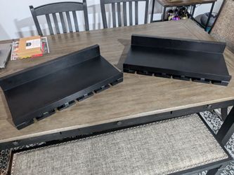 Pottery Barn Floating Entertainment Shelves