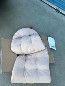 Lounge chair cushions