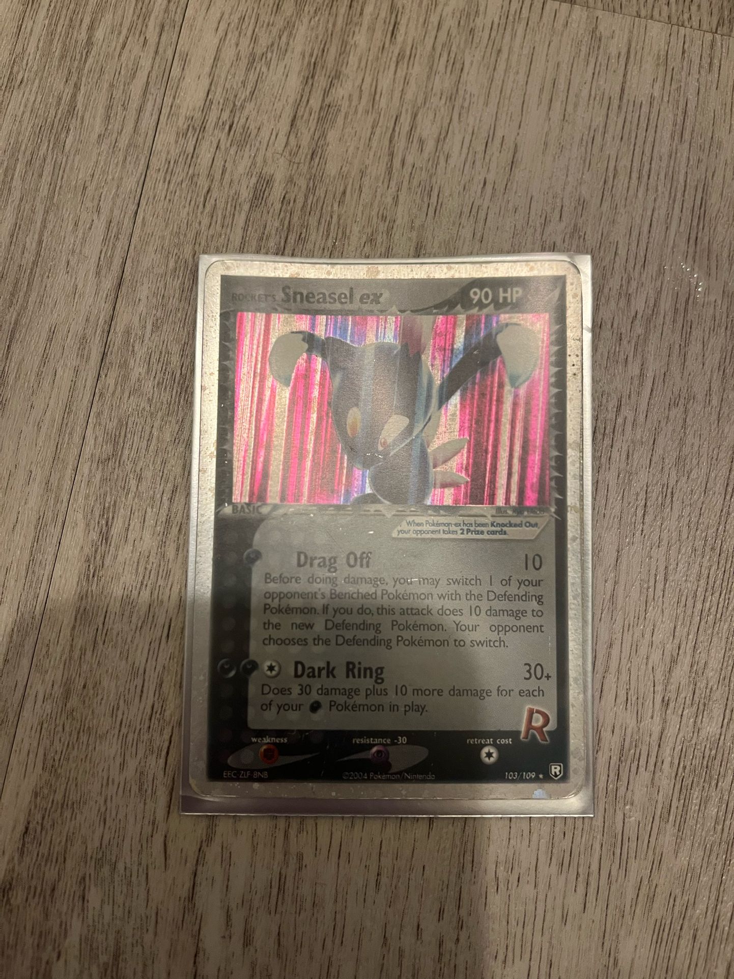 Sneasel Ex Pokémon Card