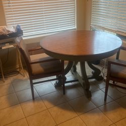 Table and Two Chairs 