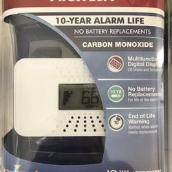 Carbon Monoxide Detector.  new