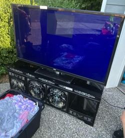 50” TV & Japanese Tv Stand/Armoire