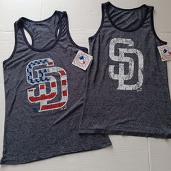 Women's Padres Majestic Tank Tops