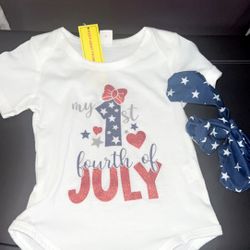 4th Of July Baby Outfit 