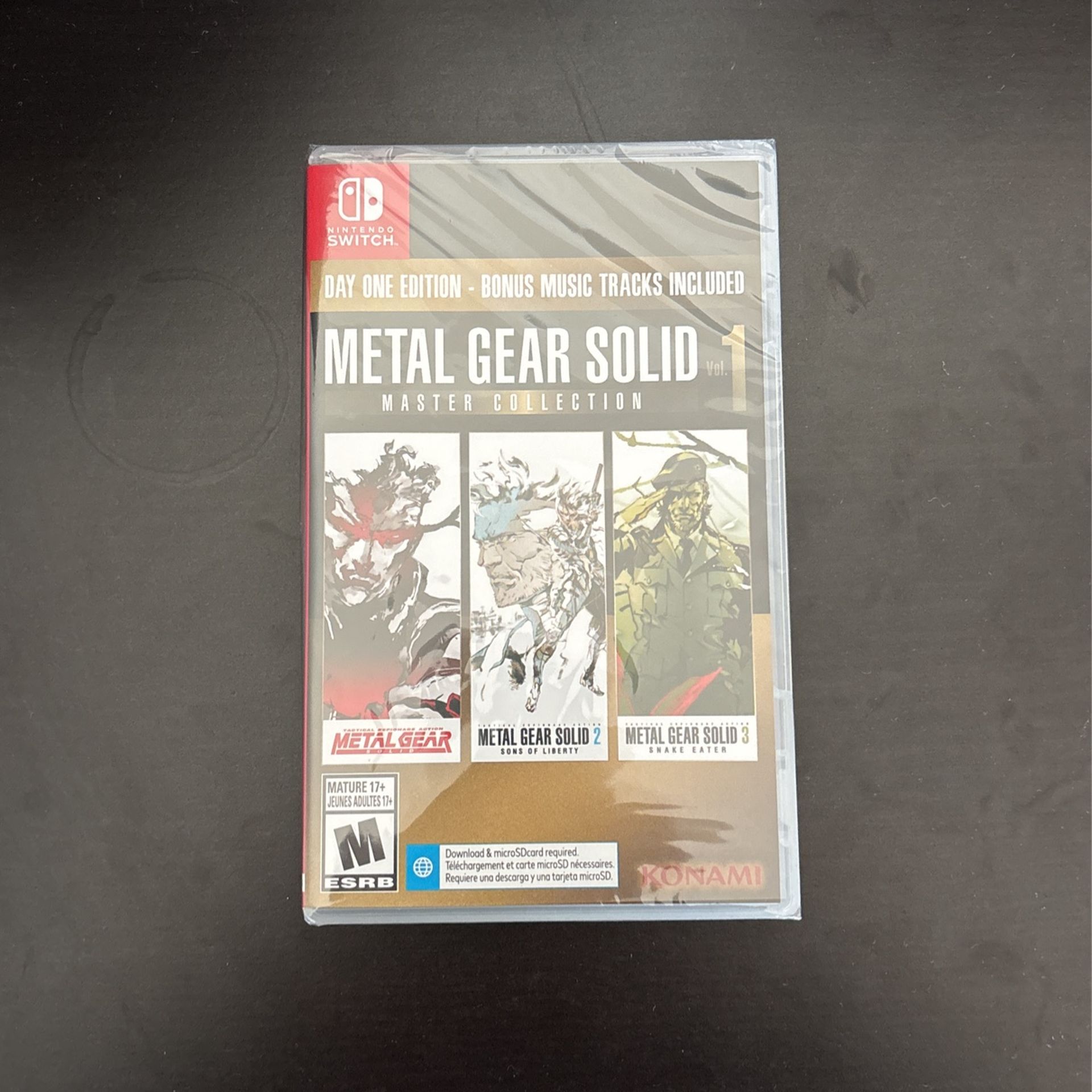 Metal Gear Solid Master Collection Vol. 1 - Nintendo Switch - FACTORY SEALED