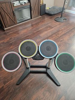 Rock Band Drum Set Harmonix PSDMS2 PlayStation w/o Pedal tested