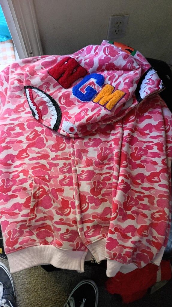 Pink Bape Hoodie 400 OBO