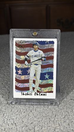 2025 Topps Shohei Ohtani Red/White&Blue Cyber Stats