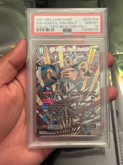 Dragon Ball Super Card Game - PSA 10 SSB Gogeta, Fusion Onslaught