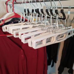 Clamp Style Hangers For Pants Skirts Etc