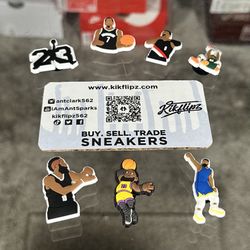 NBA Superstars Croc Charms (7 Pack)
