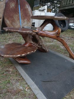 Side table 3 shelf, beautiful, one of a  Kind