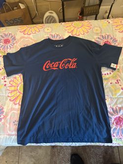 Coca-Cola Classic Logo Graphic Tee - Navy Blue