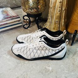 FootJoy FJ SuperLites 98951 Women’s Size 9.5M White Black Spikeless Golf Shoes