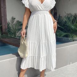 White Shein dress - Size 14 (1X)