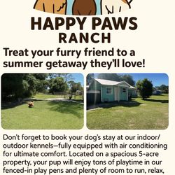 Dog Boarding $35-$50 