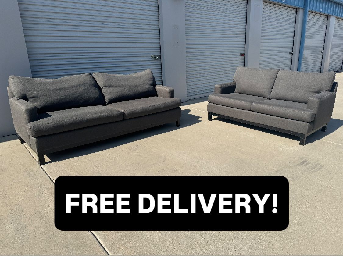 FREE DELIVERY || Room & Board Sofa Loveseat Set