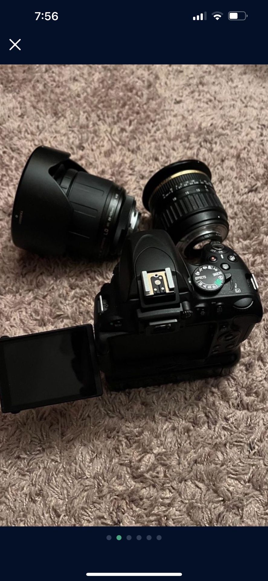 Nikon D5100 Dslr Starter Kit With 2 Lenses (Low shutter Count)