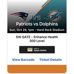 Single Game Ticket With Parking Pass