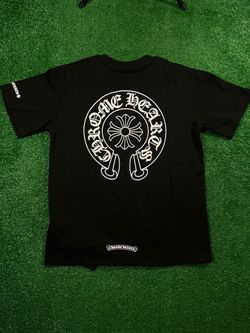 Black chrome hearts tee