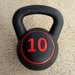 10 LB neoprene coated premium kettlebell weight for home gym workout exercise fitness