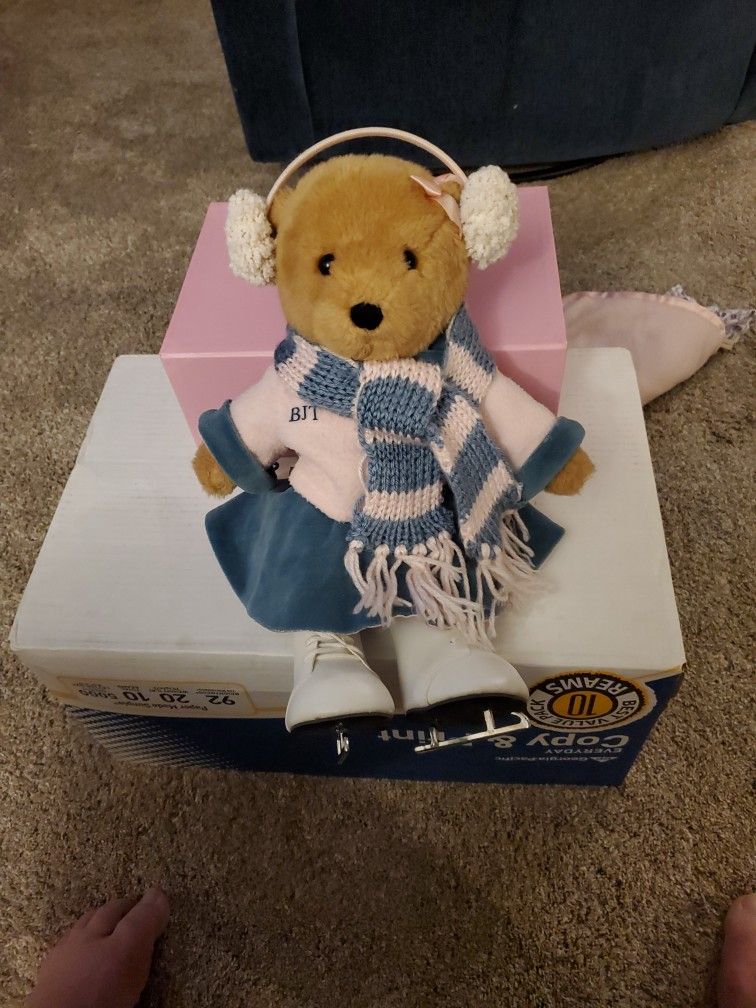 Blue Jean Teddy Bear
