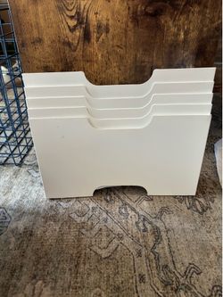 Wall letter trays (5)