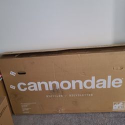 Empty TV And Bike Boxes