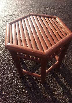 Wood foot stool, or Planter base
