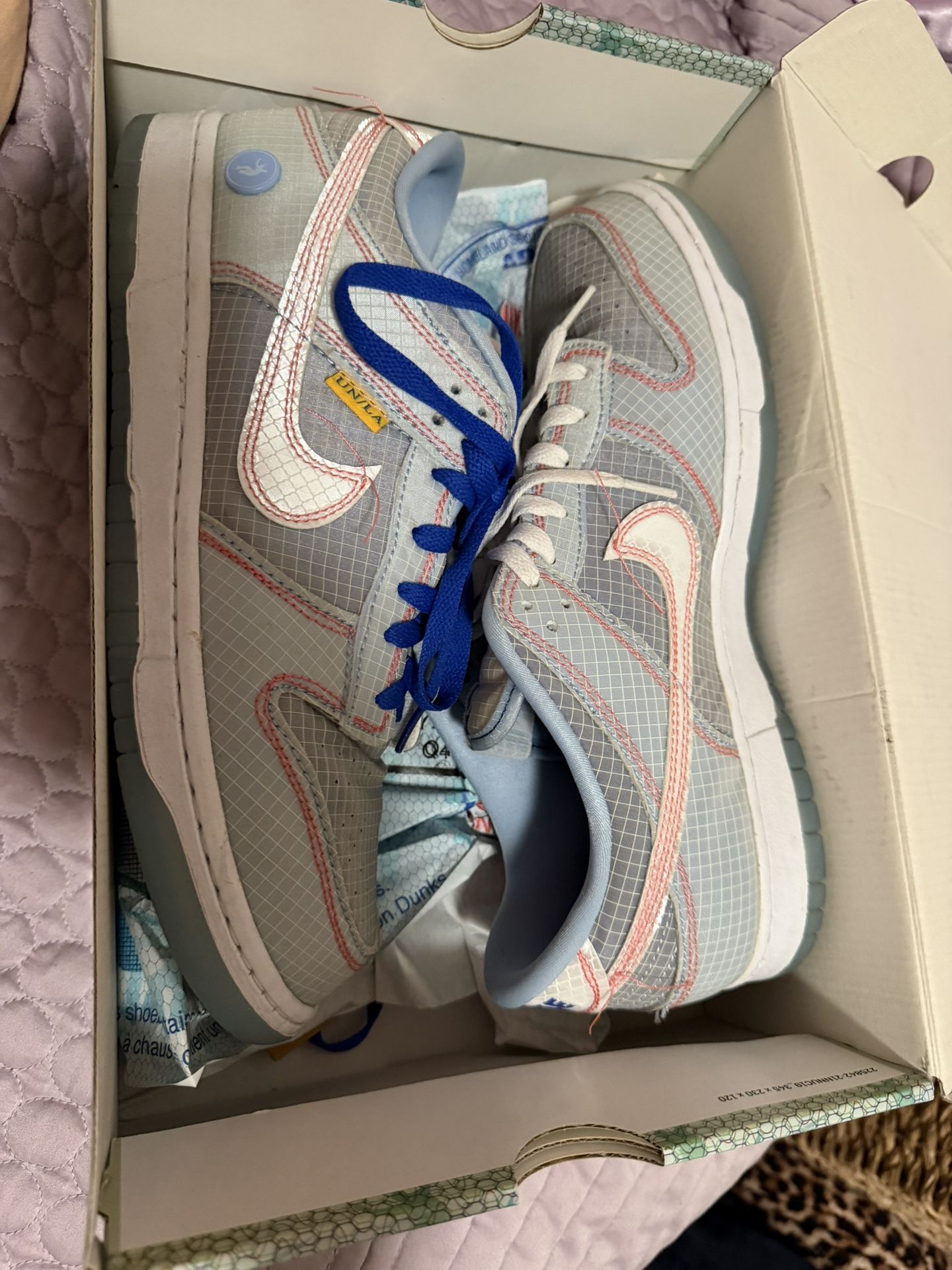 Jordan 1 low Union Passport pack argon