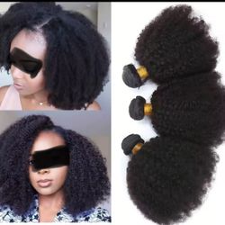10A Afro Kinky Curly Bundles burmese 70S Afro Kinky Human Hair Bundles Deal 8-18 Hair Extensions Jerry Curly Human Hair Weave