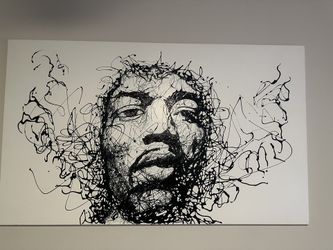 Jimi Hendrix Canvas - Wall Art