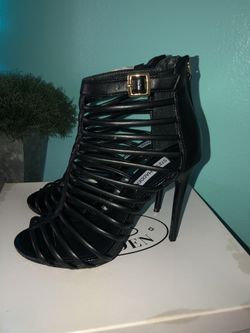 Steve Madden black stiletto heels