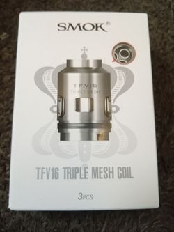 Smok , Tfv16 Triple Mesh coil, gray