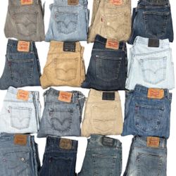Levi Jeans A Grade 15% B Grade 21$ A Piece 
