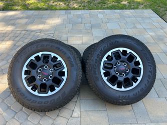 Full Set of 2025 Tacoma TRD Offroad Wheels and Tires