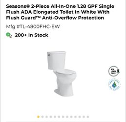 1.28 Gallon Toilet