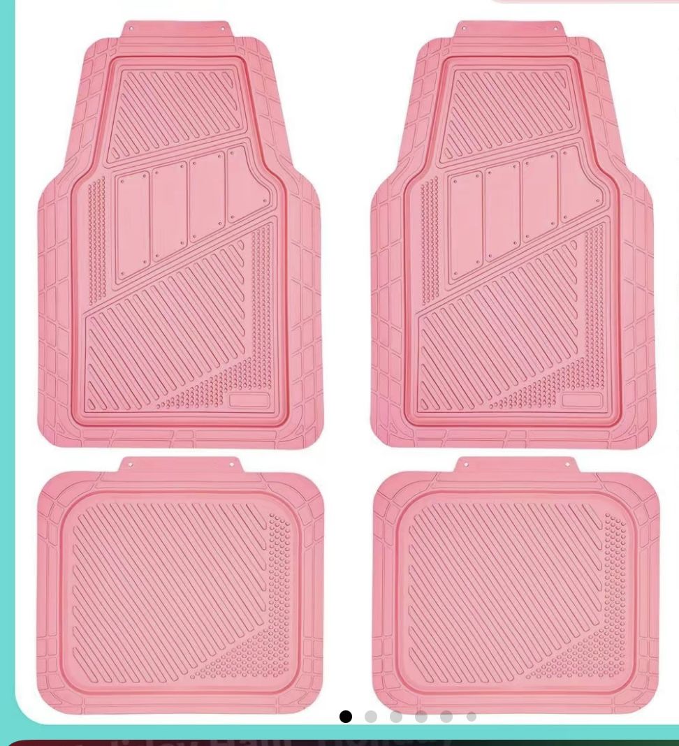 4 Piece Plastic Car Mats (NEW)